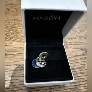Pandora - Moon and Blue Sky Dangle Charm